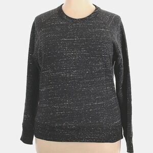 Our Legacy Sweatshirt Women(50) XL Charcoal Gray Speckled minimalist Scandi girl